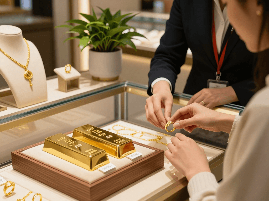 Buy gold jewelry and bullion at mantra88 for secure transactions in Bahrain.