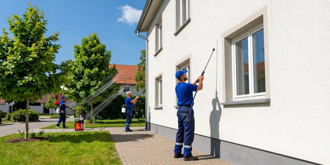 Fassadenreinigung Bad Wildungen mit umweltfreundlichen Mitteln.