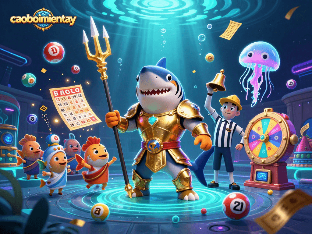 Experience thrilling action in caoboimientay with dynamic lottery games and vibrant underwater scenes.