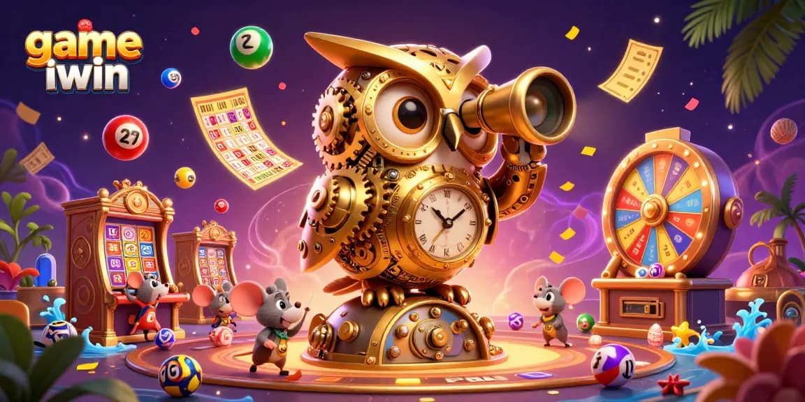 Experience the thrill of game iwin with a vibrant 3D casino scene featuring captivating elements.