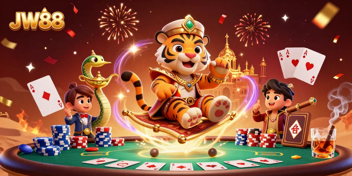 Experience thrilling gaming adventures with JW88's live casino and poker action.