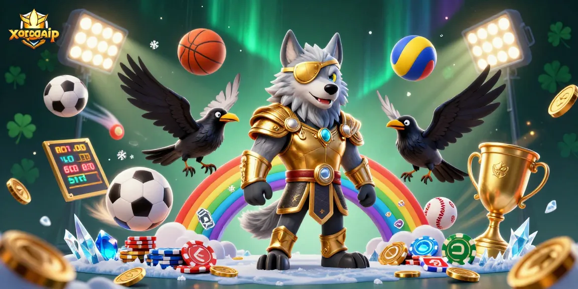 Bet on the xocdiabip adventure with Odin and his ravens in a dynamic casino scene.