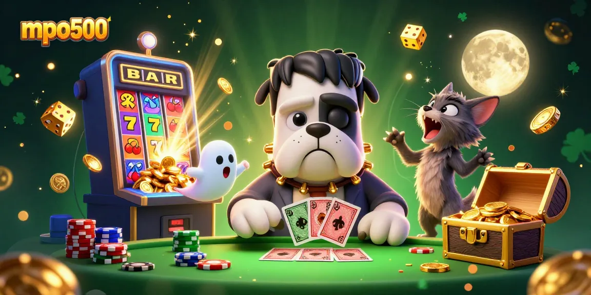 Engage with the mpo500 thrill by winning big amidst vibrant casino action and lively characters!