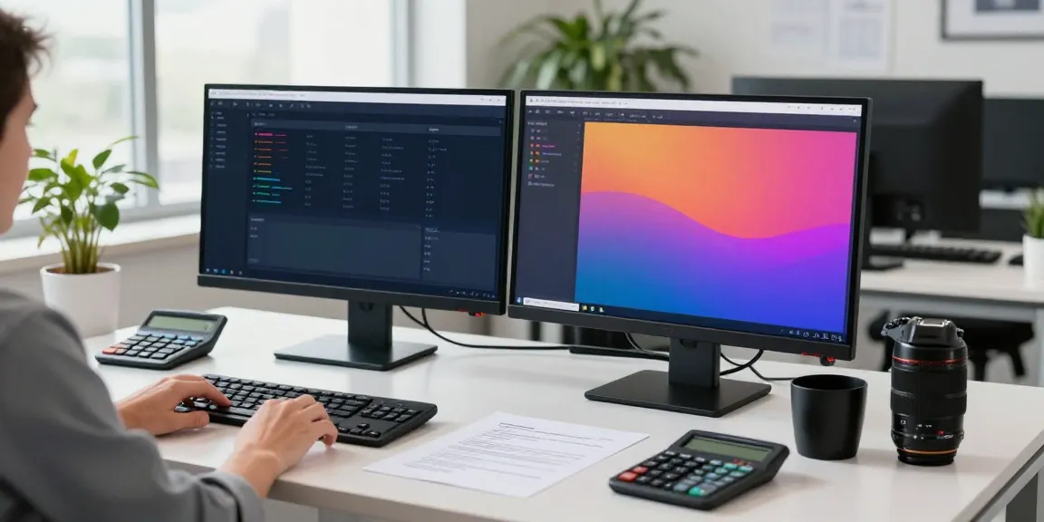Demonstration of tax software to start a tax business in a modern office.