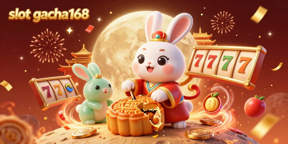 Spin vibrant slot gacha168 reels along with the moon rabbit and golden mooncakes in this festive casino scene.