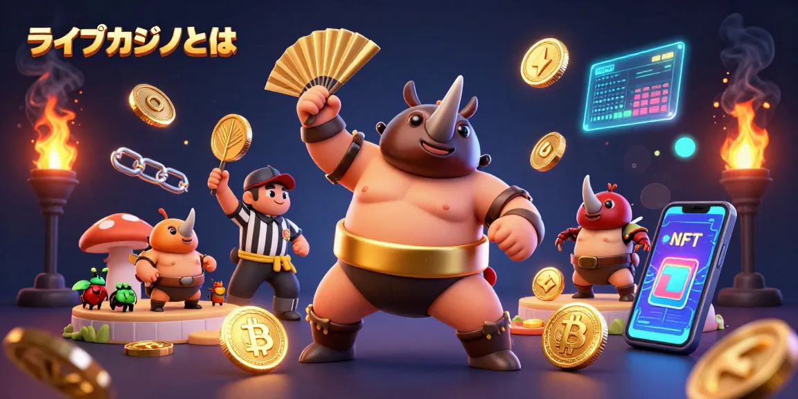 ライブカジノとは、カジノゲームで金色のコインが飛び散るダイナミックなシーンを描いたイラスト