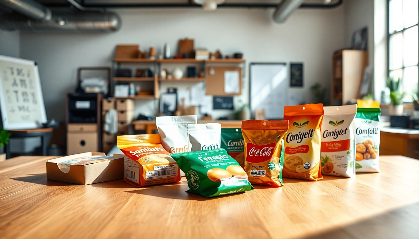 Engaging display of packaging design by a packaging design agency Melbourne highlighting innovative products.
