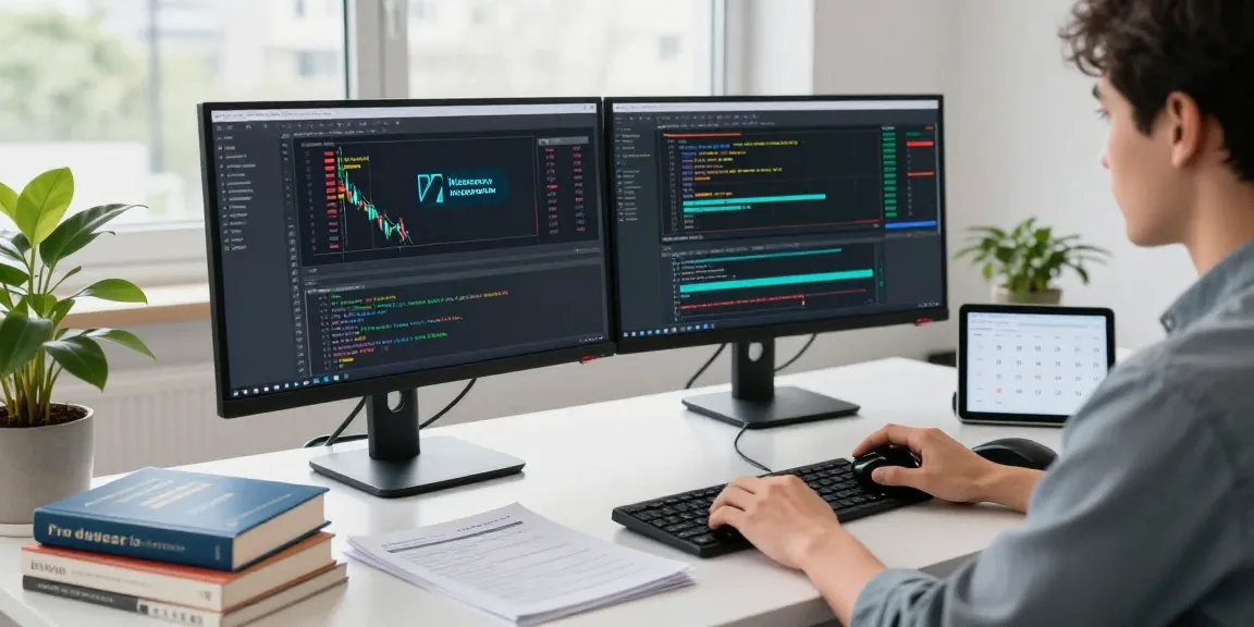 使用农产品WebSocket推送接口的金融应用开发环境，开发者专注于实时外汇数据和经济日历的编程。
