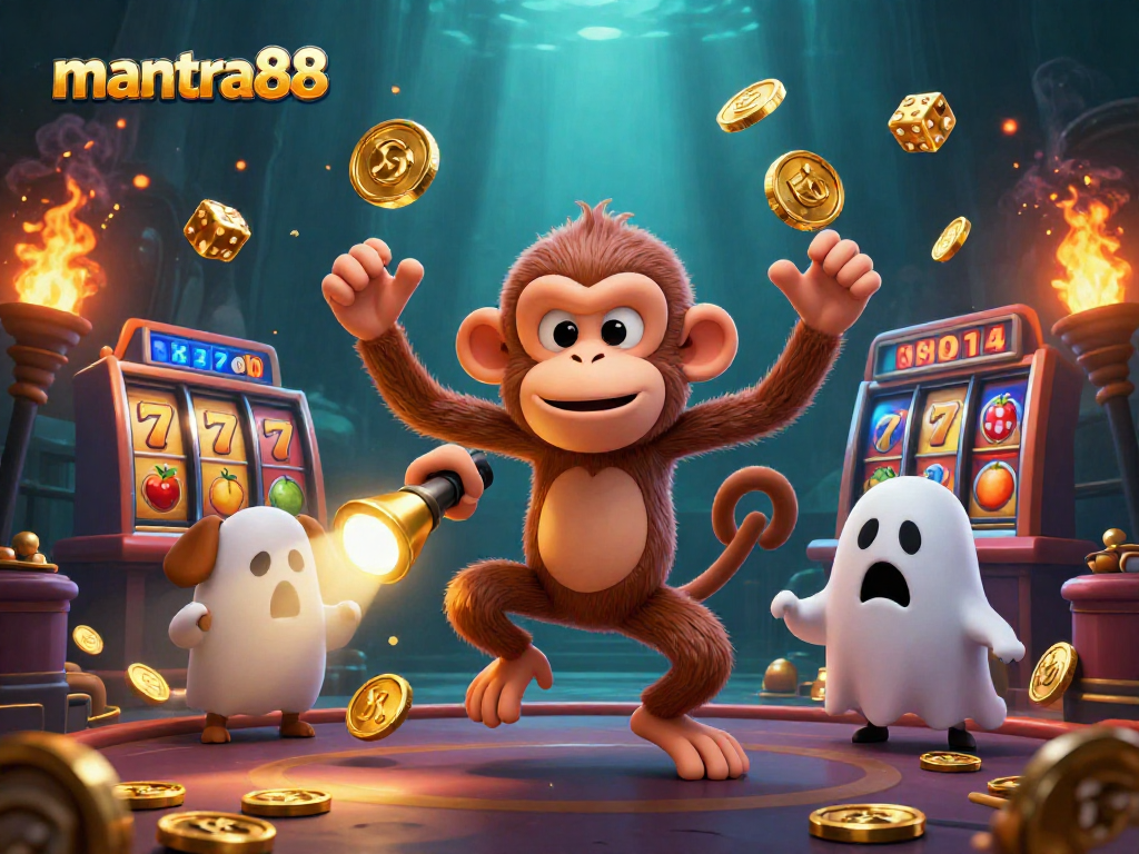 Experience thrilling wins at mantra88 with lively cartoon characters amidst fascinating casino games.