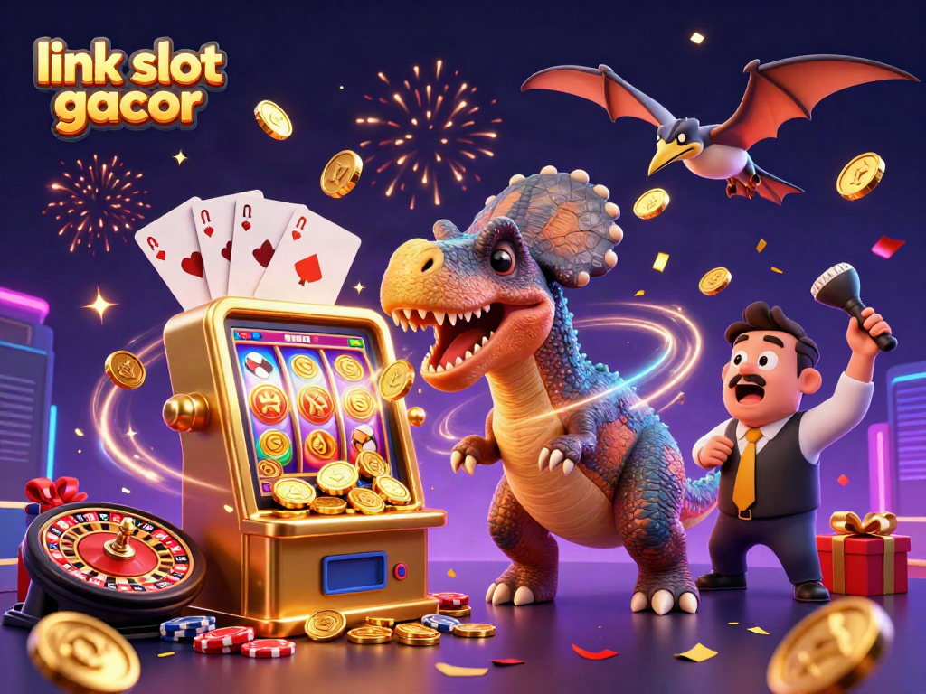Experience the thrill of link slot gacor with a pachycephalosaurus winning jackpot coins!