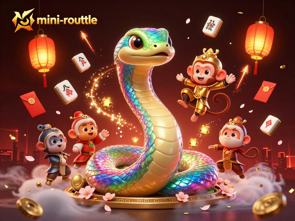 Engage with mini-roulette surrounded by vibrant casino elements and fantasy characters.