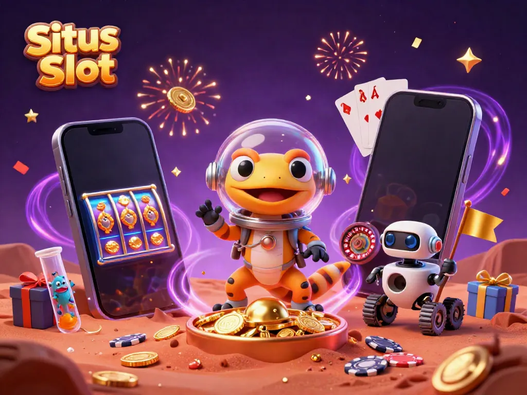Situs Toto Slot menghadirkan pengalaman kasino luar biasa dalam ilustrasi 3D yang penuh warna dan detail.