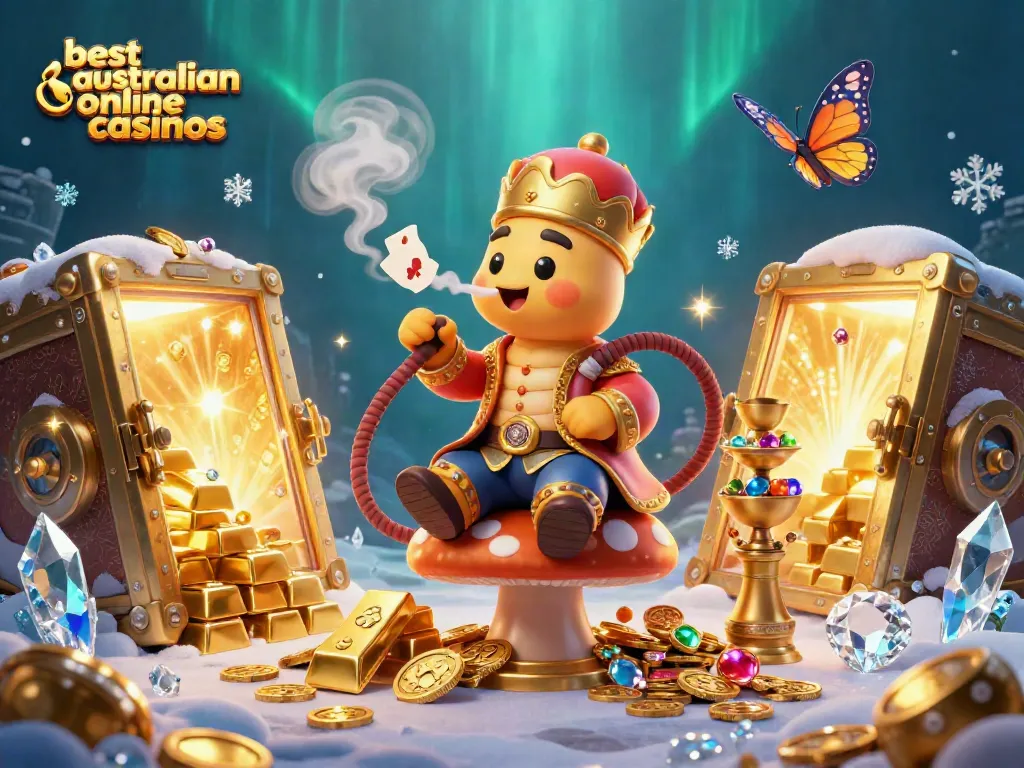 Experience the best Australian online casinos with vibrant, engaging visuals showcasing poker themes.
