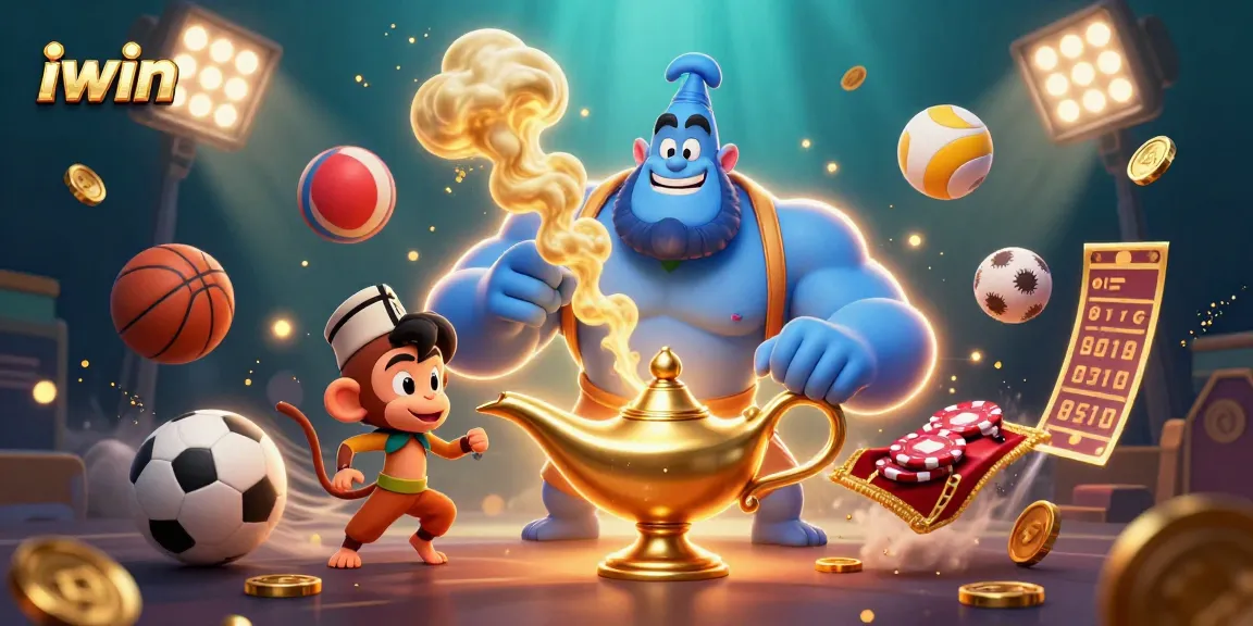 Experience the thrill of gaming with iwin featuring a vibrant casino scene.