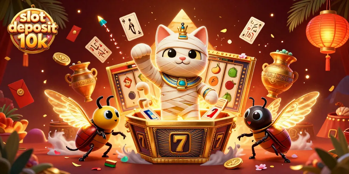 Spin the slots on a vibrant site with the slot deposit 10k mummy cat and golden jackpot features!