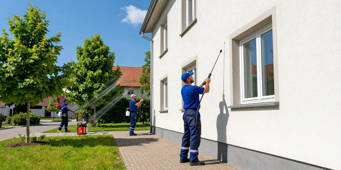 Fassadenreinigung Bad Wildungen mit umweltfreundlichen Mitteln.