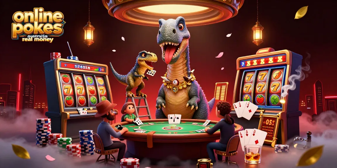 Experience winning spins with online pokies Australia real money in this captivating casino scene.