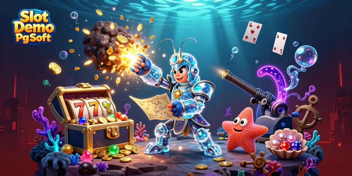 Engage with Slot Demo Pg Soft as the cartoon mantis shrimp and starfish reveal explosive treasures in a vibrant gambling scene.