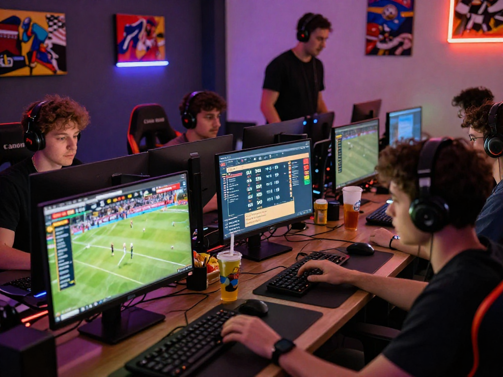 Bola88 engaging online gaming community with vibrant interfaces and enthusiastic players.