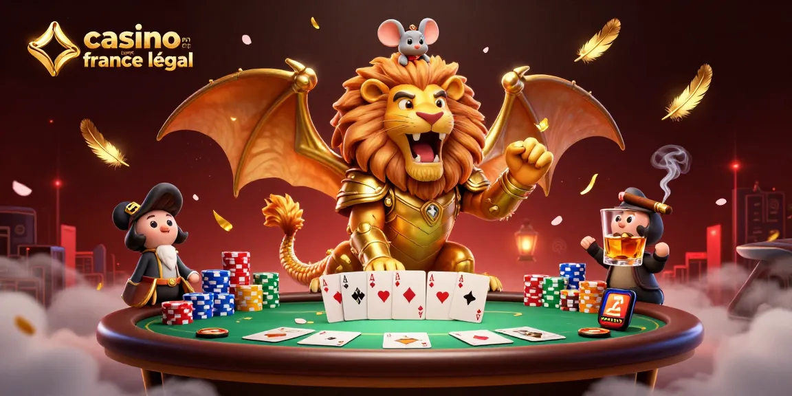 Jouez dans un casino en ligne France légal avec des créatures mythiques et une ambiance luxueuse.