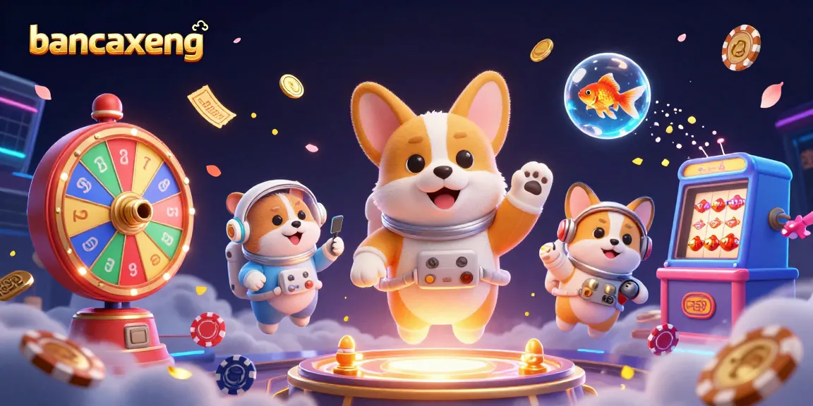 Engage in fish-themed gameplay at bancaxeng with vibrant characters and casino elements.