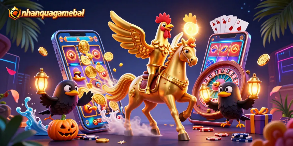 Engage in strategic gameplay with nhanquagamebai's Callbreak online games featuring vibrant 3D characters.