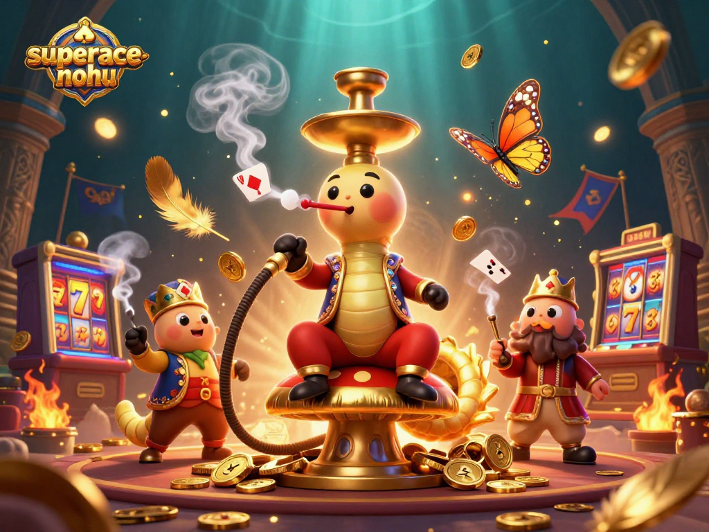 Experience thrilling moments in superace-nohu with an artistic depiction of casino gameplay featuring vibrant elements.