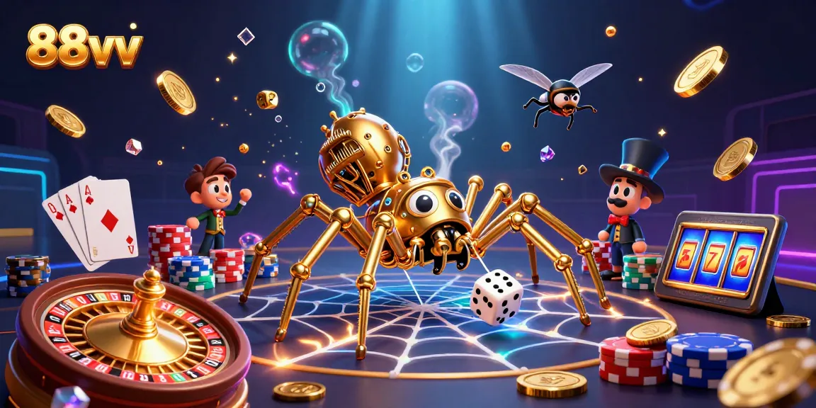 Experience the thrill of 88vv with this stunning steampunk casino scene bursting with excitement.