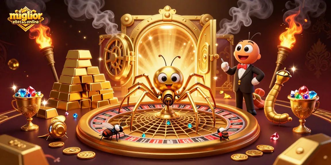 Scopri il miglior sito casino online con una scena emozionante di scommesse di roulette e ricchezze sfarzose!