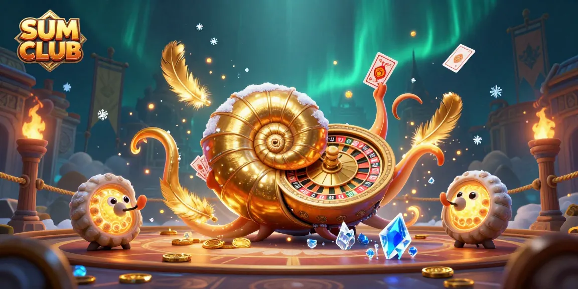 Experience thrilling gameplay at SUM CLUB with a vibrant casino scene blending rich elements.