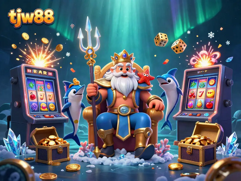 Experience the thrill at tjw88 with jackpot-filled 3D casino adventure featuring Neptune and festivities.