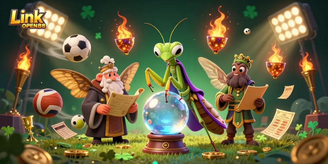 Engage in immersive gaming experiences with Link OPEN88 featuring a unique mystical scene.