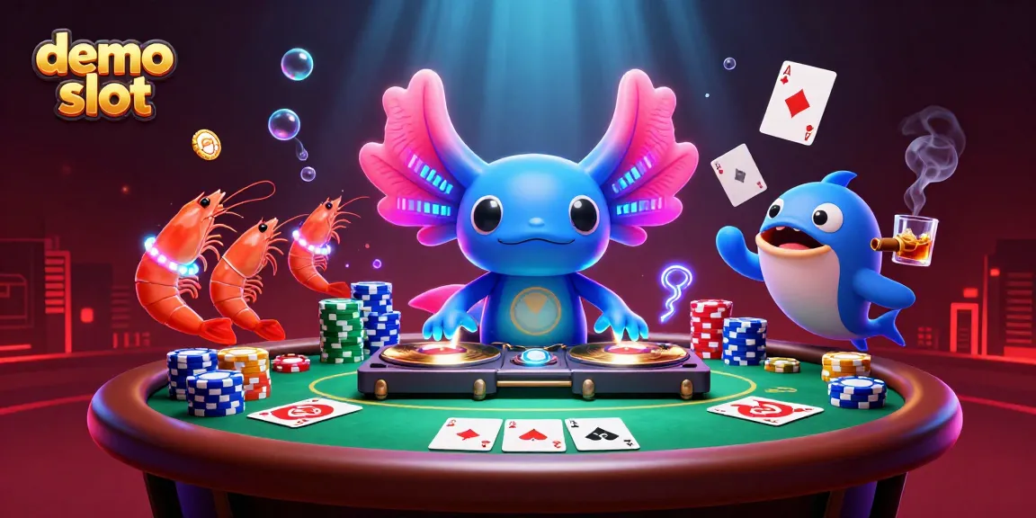 Menangkan demo slot dengan ilustrasi 3D menarik yang menunjukkan keseruan permainan kasino.