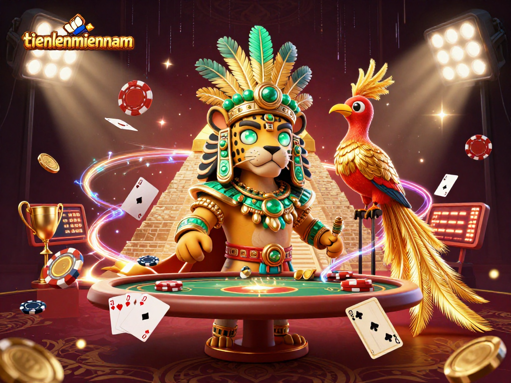 Experience thrilling gameplay at tienlenmiennam with our vibrant poker scene featuring dynamic characters and elements.