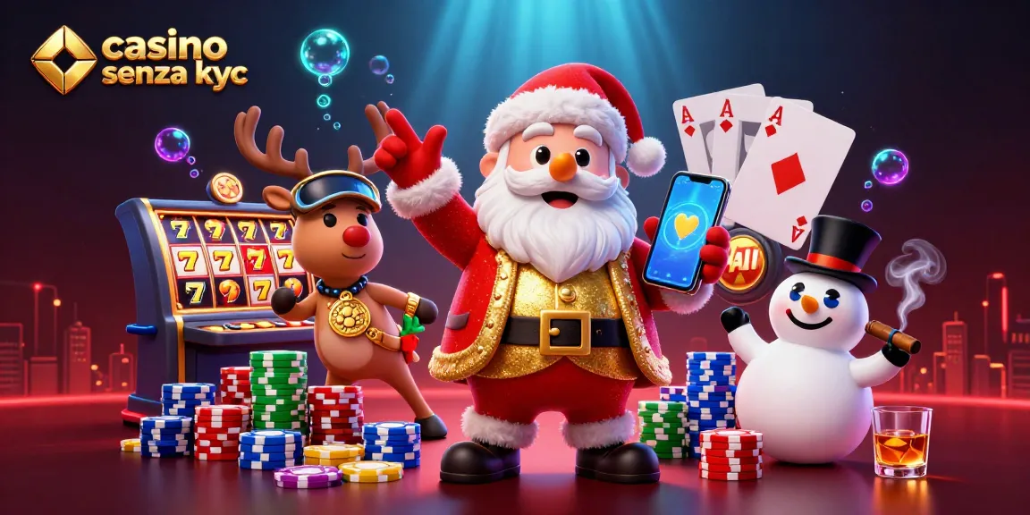 Goditi il brivido dei giochi in un casino senza kyc con Babbo Natale e i suoi amici.