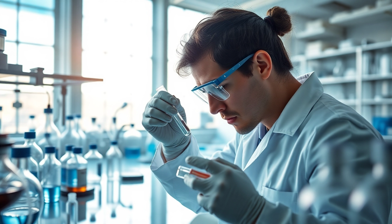 Analyze reta/cag research peptide samples in a modern lab environment.